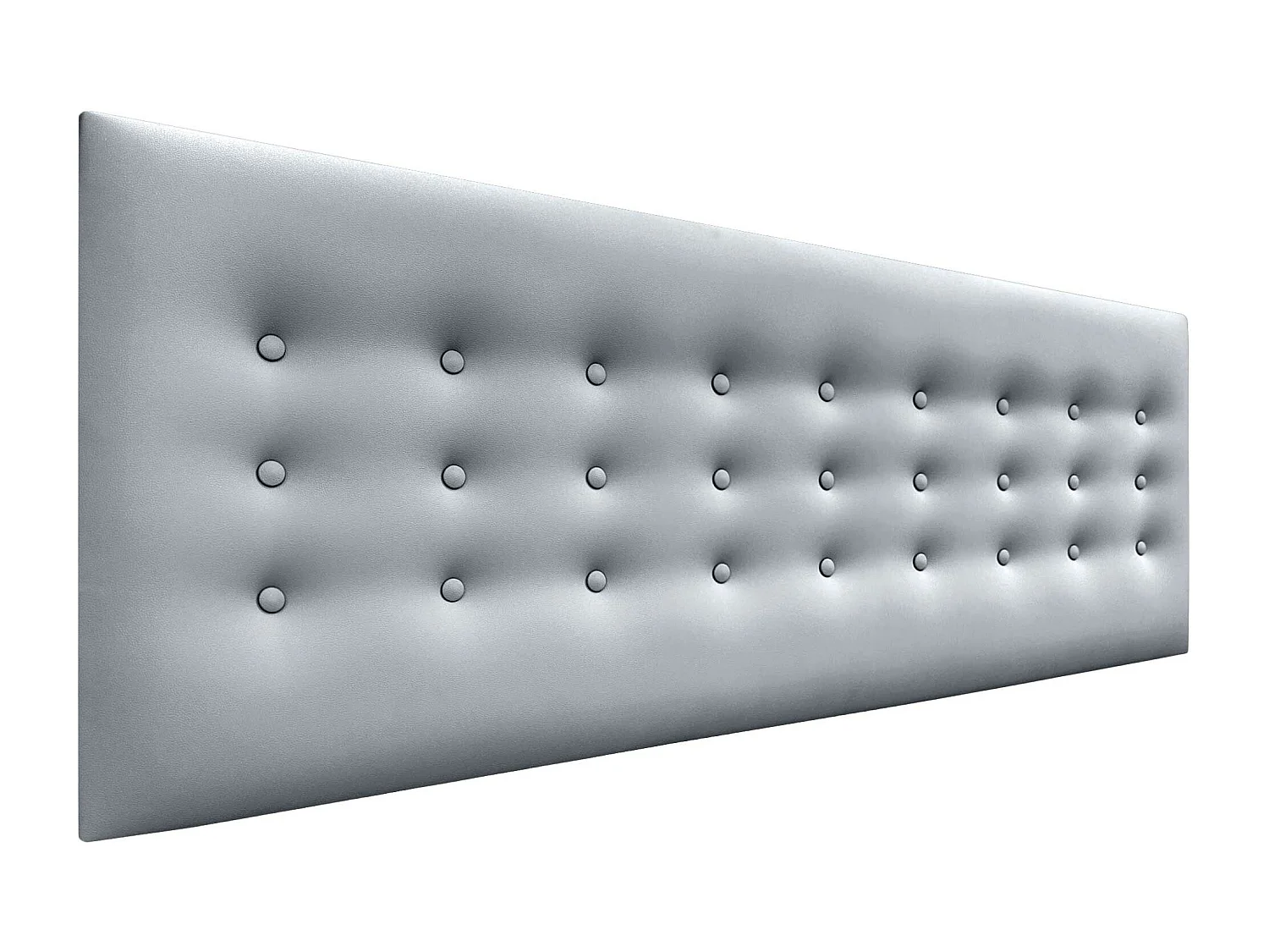 DHOME Kopfteil de Kunstleder mit 3 Knopfreihen gepolstertes luxuriöses Bettkopfteil (Plata, 150cm)