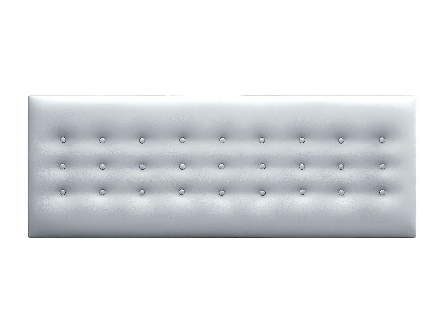 DHOME Kopfteil de Kunstleder mit 3 Knopfreihen gepolstertes luxuriöses Bettkopfteil (Plata, 150cm)