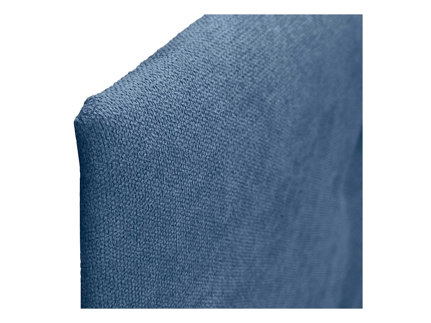 DHOME Testiera in Tessuto ACUALINE con 3 File Intercalate di Bottoni e Piedini Testiera Imbottita Letto di Lusso (Blu, 135cm)