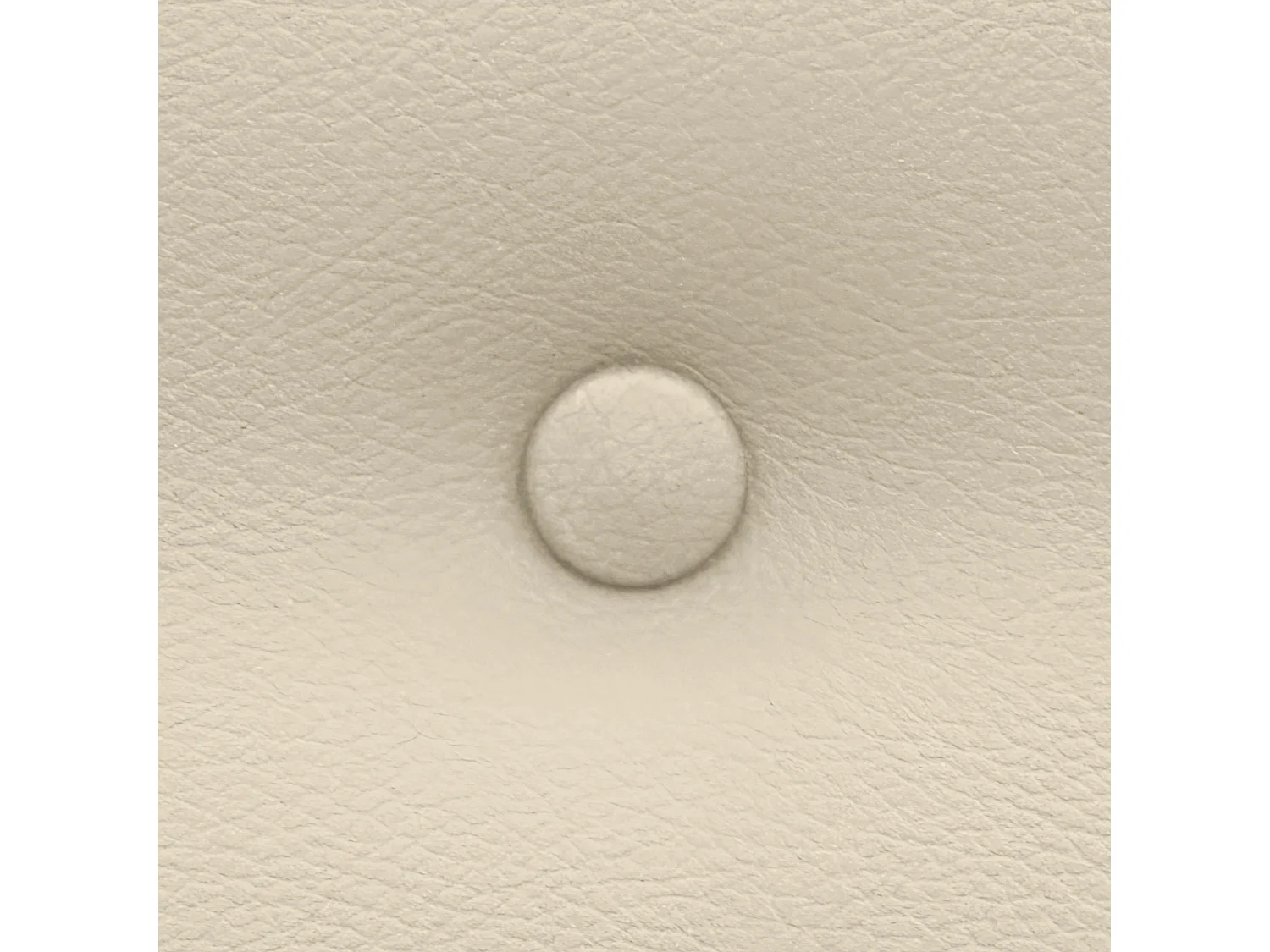 DHOME Tête de lit en simili cuir avec 3 rangées de boutons Tête de lit rembourrée pour lit de luxe (Vanille, 105cm)