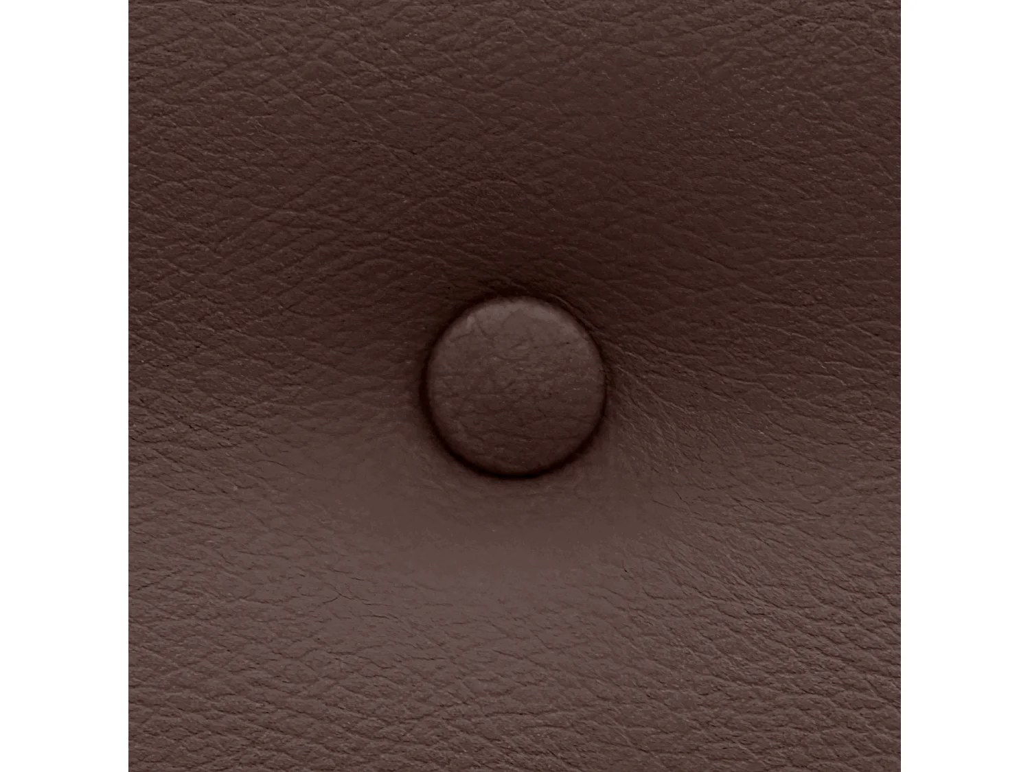 DHOME Tête de Lit en Similicuir avec 3 Rangées de Boutons Tête de Lit Rembourrée de Luxe (Chocolat, 105cm)