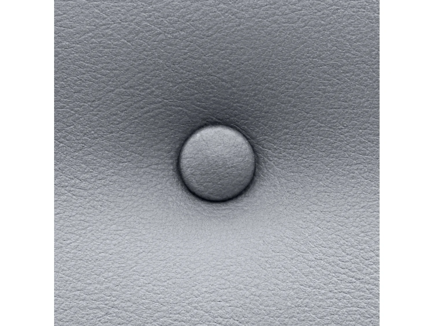 DHOME Tête de lit en simili cuir avec 3 rangées de boutons entrelacés Tête de lit rembourrée pour lit de luxe (Argent, 110cm)