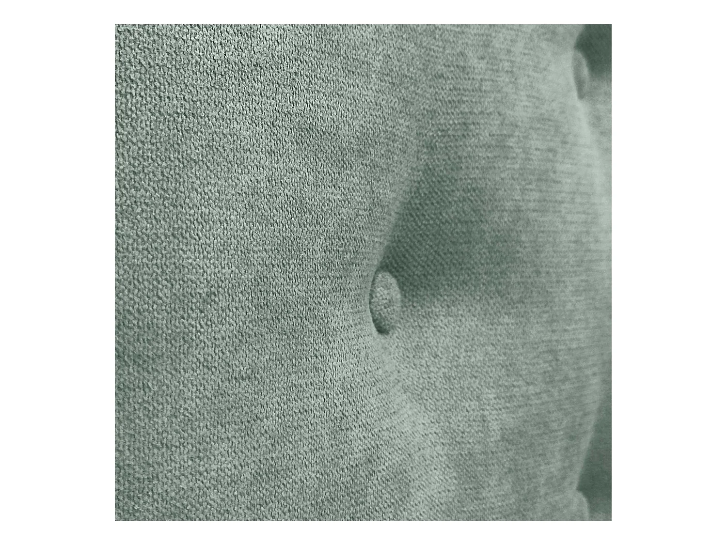 DHOME Tête de Lit en Tissu ACUALINE avec 3 Rangées Entrelacées de Boutons et Pieds Tête de Lit Capitonnée de Luxe(Vert d’eau, 105cm)