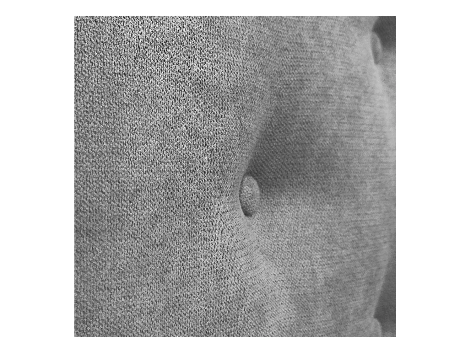 DHOME Tête de Lit en Tissu ACUALINE avec 3 Rangées Entrelacées de Boutons et Pieds Tête de Lit Capitonnée de Luxe(Gris, 160cm)