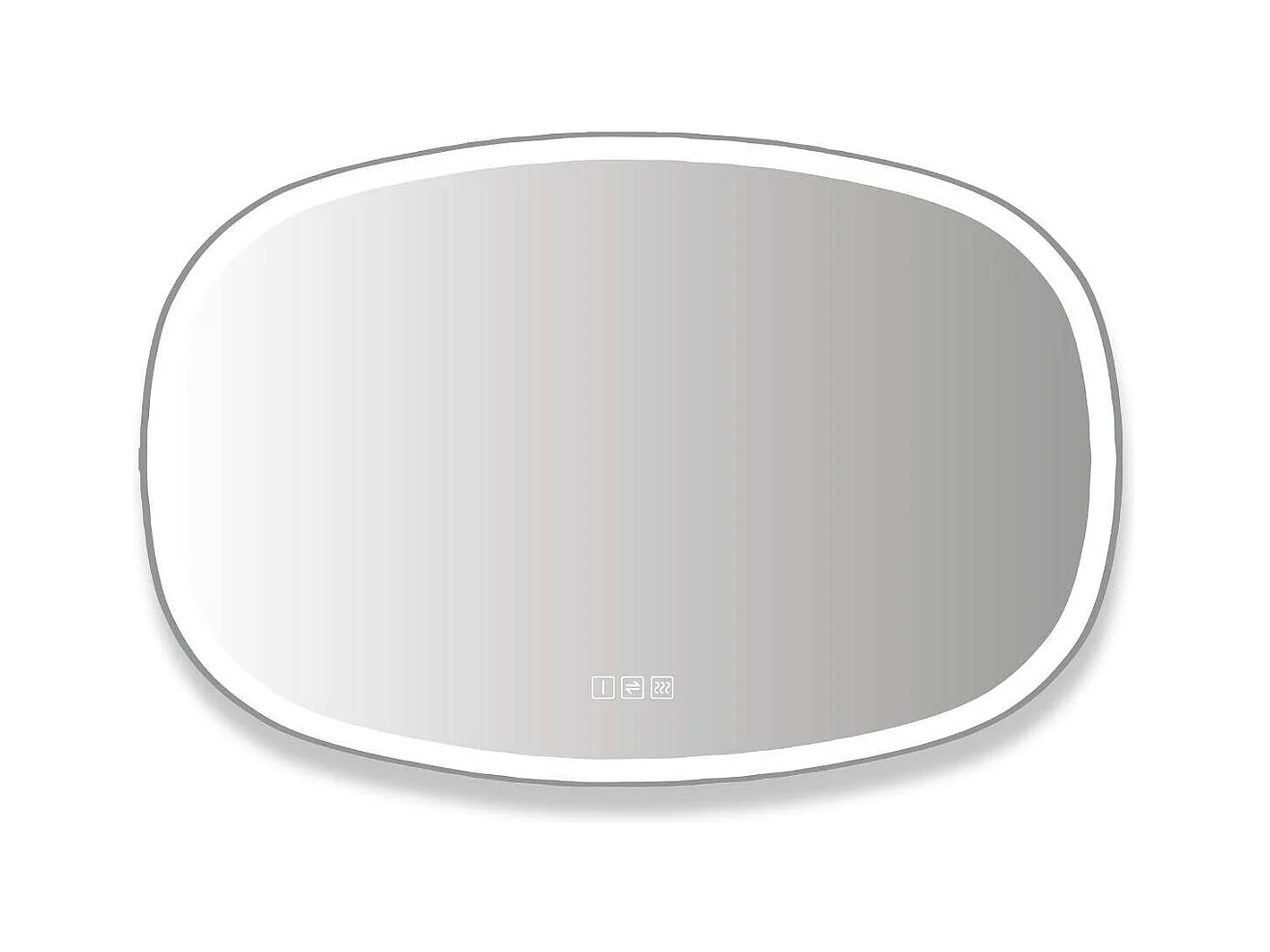 Organischer LED-Spiegel 80x120cm mit Hintergrundbeleuchtung VELORE