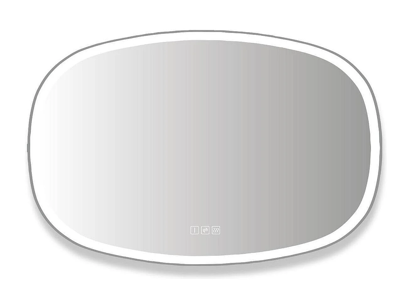 Specchio LED organico 80x120cm con retroilluminazione VELORE