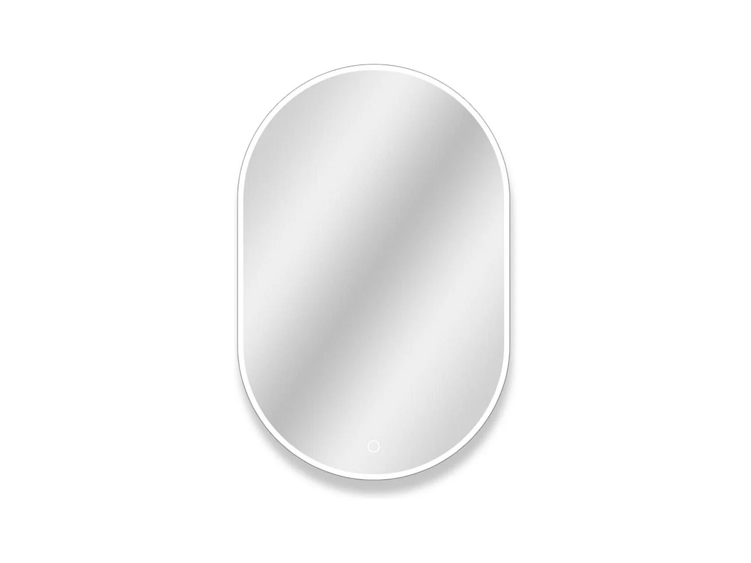 Ovaler LED-Spiegel 85x50cm mit Hintergrundbeleuchtung LUMEA