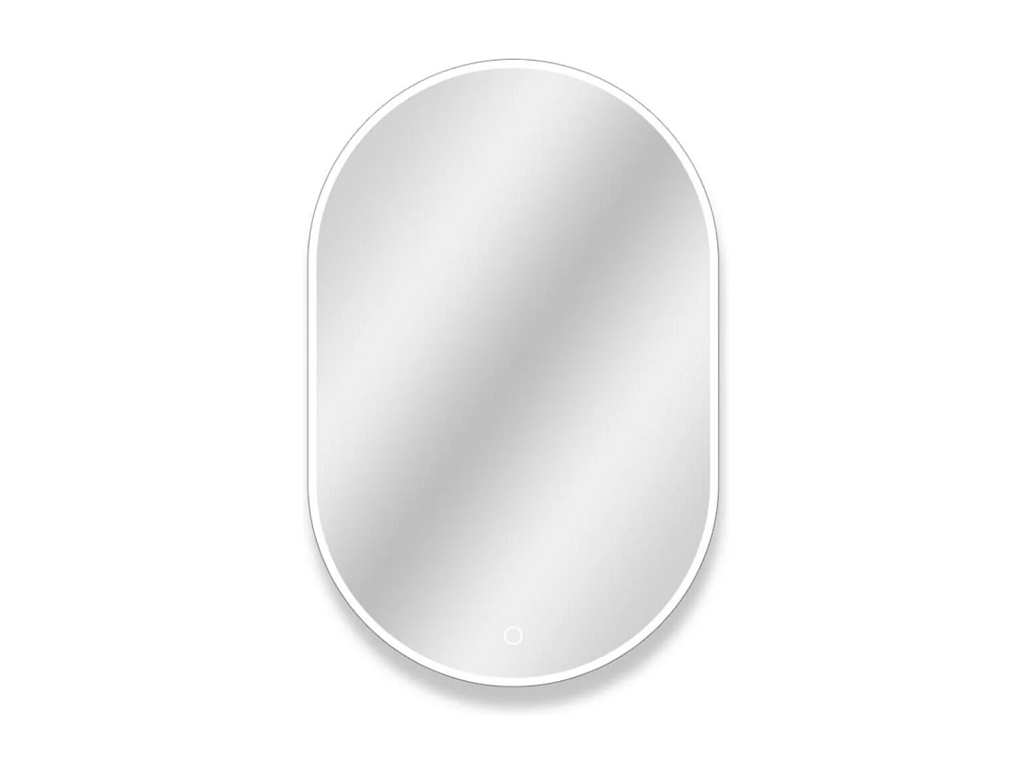 Specchio ovale LED 85x50cm con retroilluminazione LUMEA