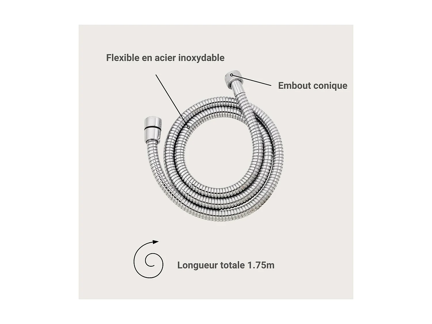 Flexible de acero inoxidable AXON