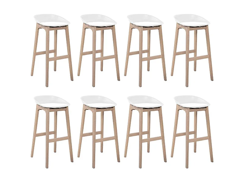 Set di sgabelli da bar in legno RIVA da 65 cm