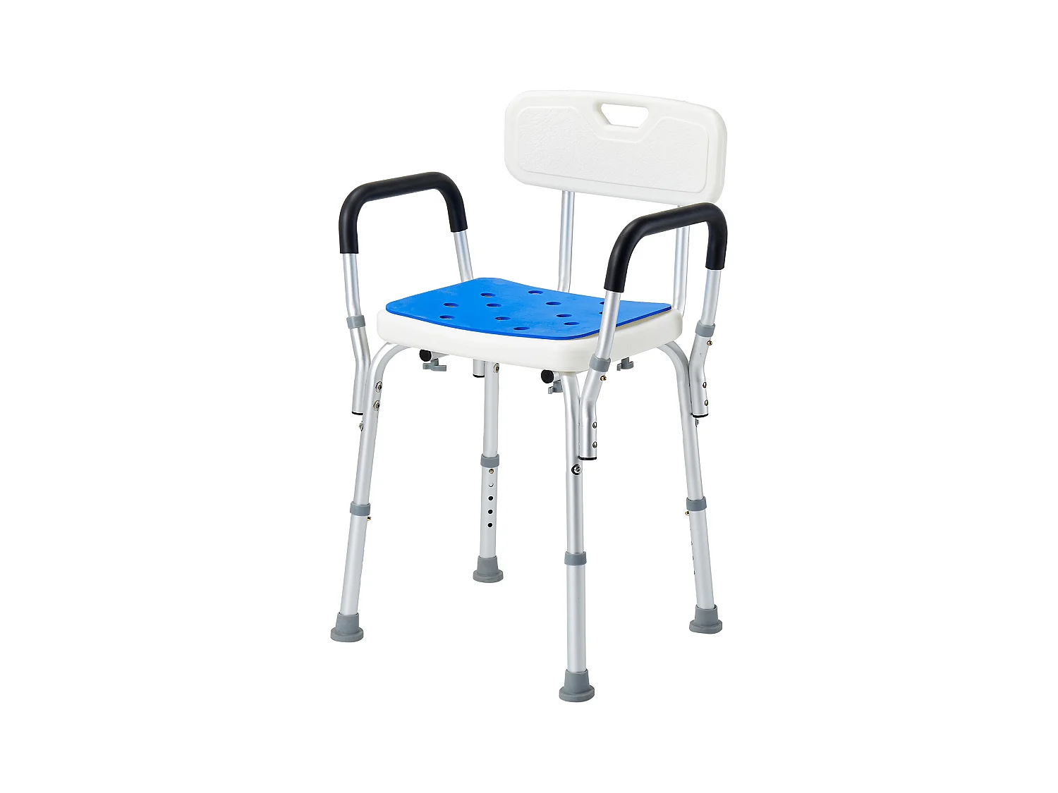 Chaise de Douche SucceBuy Chaise de Douche Robuste de 400 lb avec Hauteur Réglable, Surface Antidérapante, Idéale pour la Baignoire et la Douche
