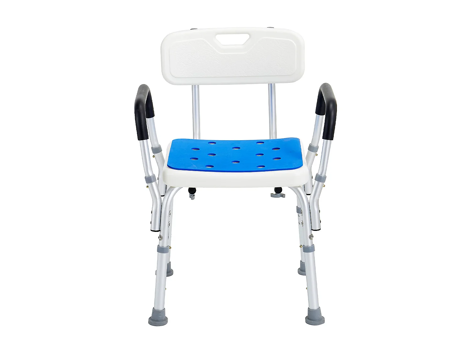 Duschstuhl SucceBuy, 180 kg, Robust, mit Verstellbarer Höhe, Rutschfester Oberfläche, Ideal für Badewanne und Dusche