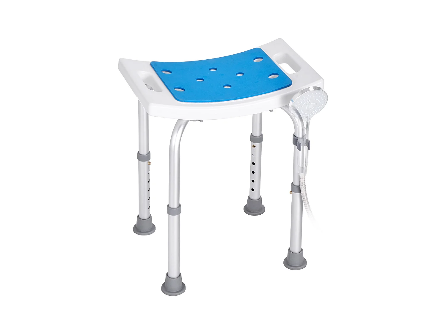 Chaise de Douche SucceBuy  Chaise de Douche Réglable, Tabouret de Bain Rembourré, Capacité de 350 lb