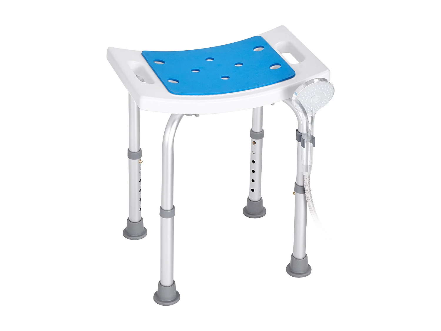 Chaise de Douche SucceBuy  Chaise de Douche Réglable, Tabouret de Bain Rembourré, Capacité de 350 lb