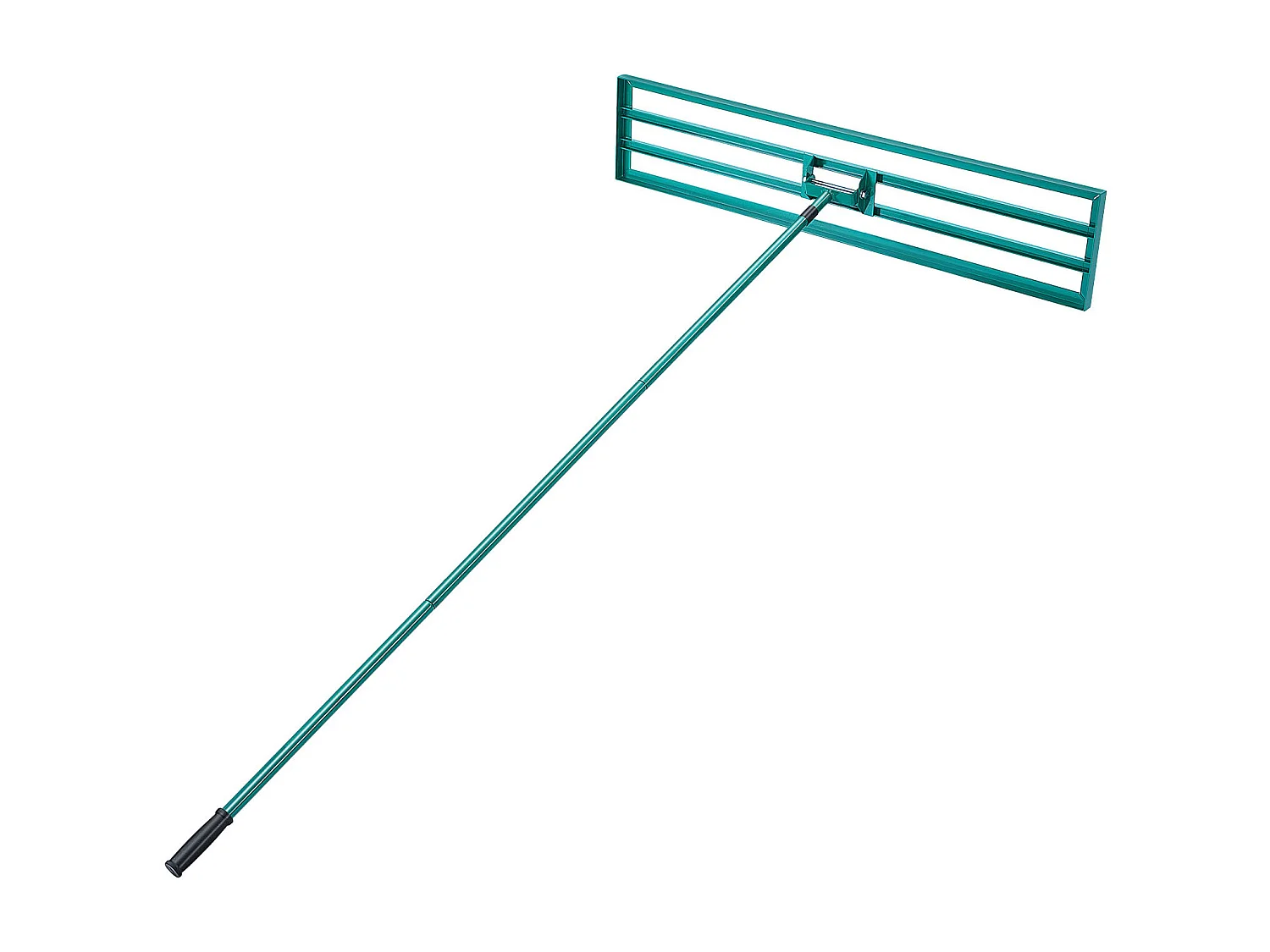 Râteau de Nivellement de Pelouse SucceBuy 121.9 cm x 25.4 cm avec Manche en Acier 198.1 cm