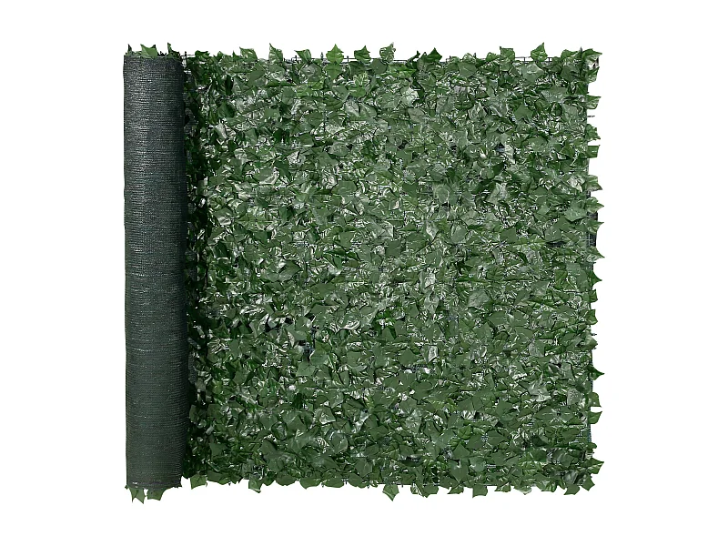 Panneaux de Buis Artificiels SucceBuy Clôture en Feuilles de Lierre Artificielles 149.8cm x248.9cm avec Support en Tissu Maillé