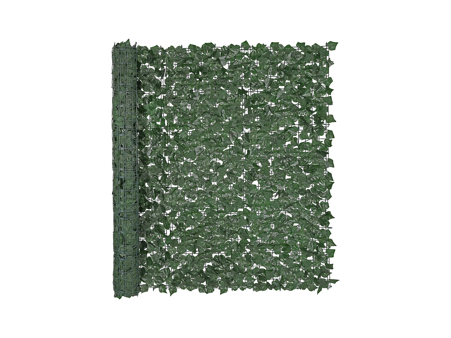 Panneaux de Buis Artificiels SucceBuy Panneau Décoratif de Clôture D'intimité en Feuilles de Lierre Artificiel 149.8cm x 248.9cm