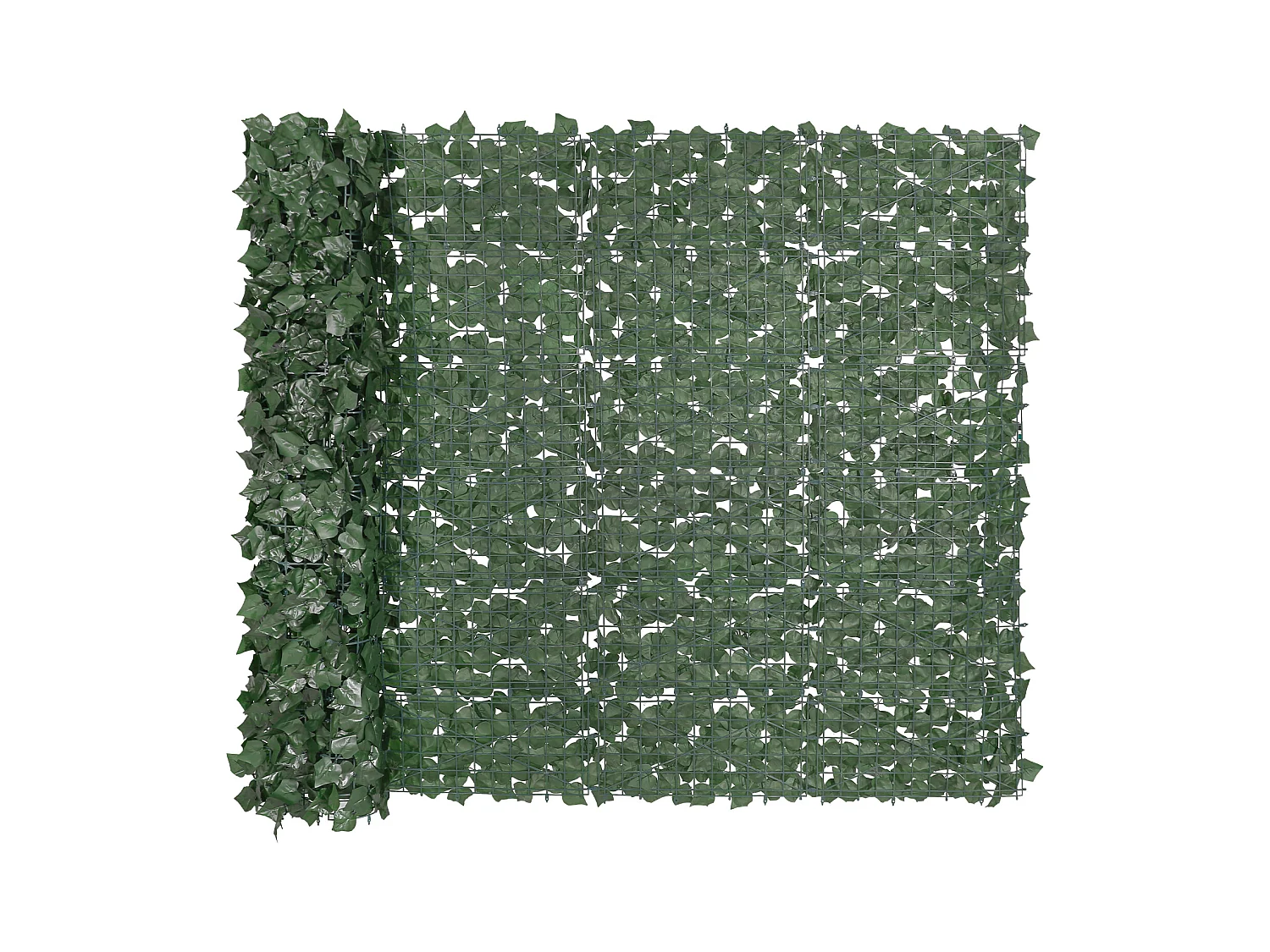 Panneaux de Buis Artificiels SucceBuy Panneau Décoratif de Clôture D'intimité en Feuilles de Lierre Artificiel 149.8cm x 248.9cm