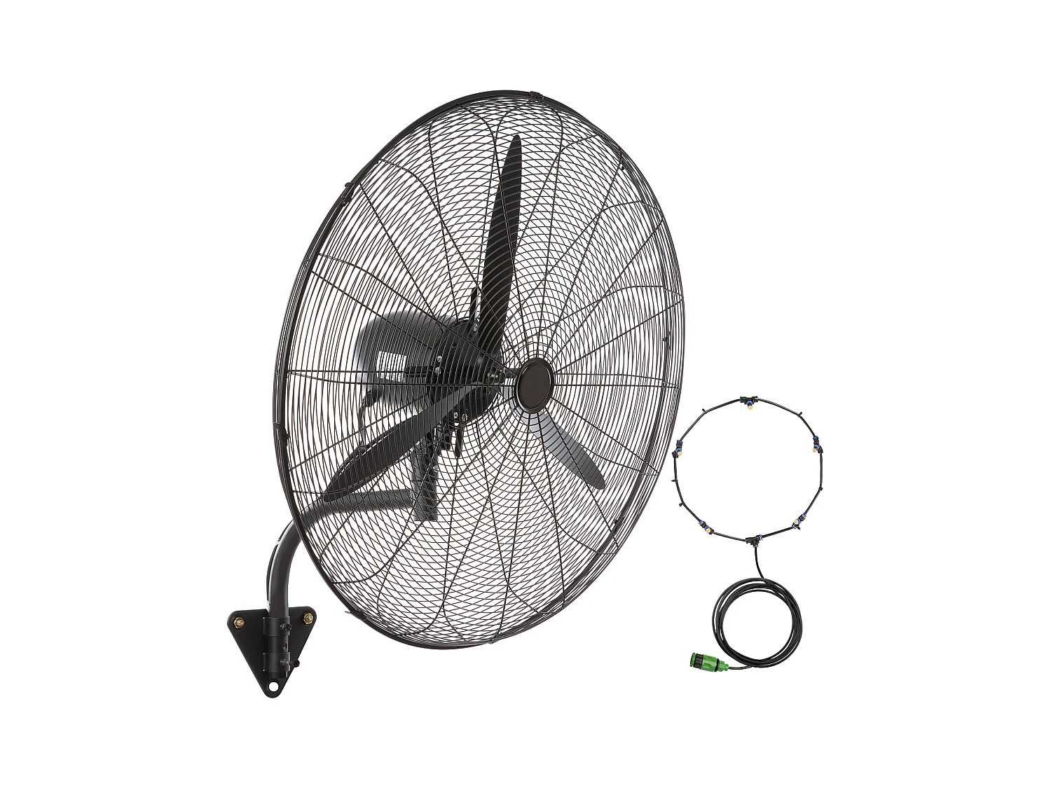 Nebelventilator, SucceBuy 74,9 CM 9500 CFM 3-Gang-Nebelventilator zur Wandmontage