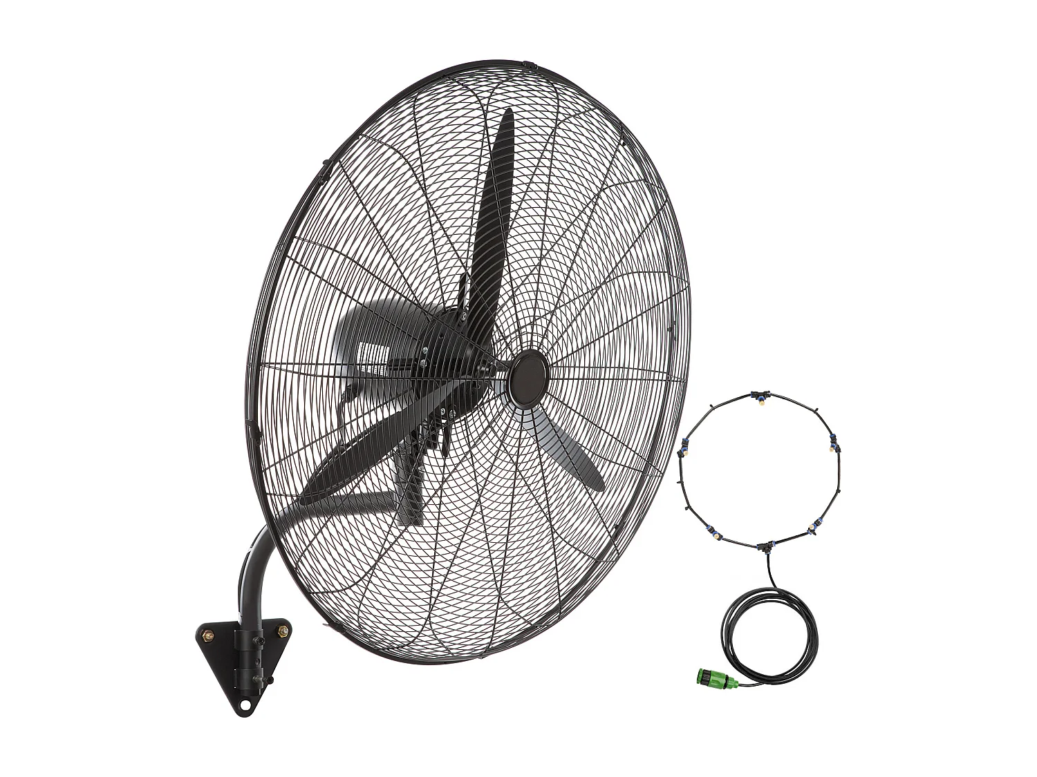 Mistventilator, SucceBuy 74,9 CM 9500 CFM 3-snelheden Wandgemonteerde Mistventilator