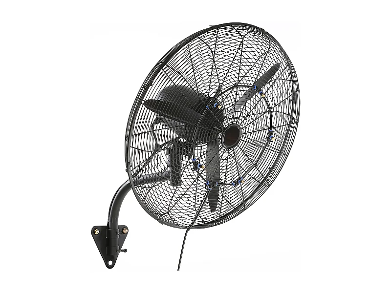 Ventilador de Nebulização, SucceBuy Ventilador de Nebulização Oscilante de 60,96 CM, 3 Velocidades, 115 W, Metal