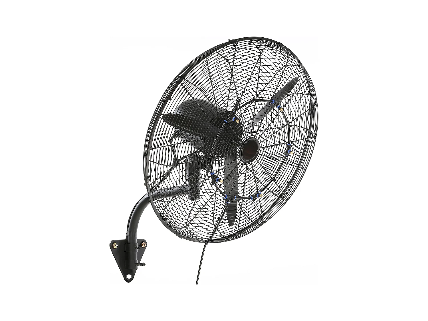 Nebelventilator, SucceBuy 60,96 CM Oszillierender Nebelventilator 3 Geschwindigkeiten 115 W Metall