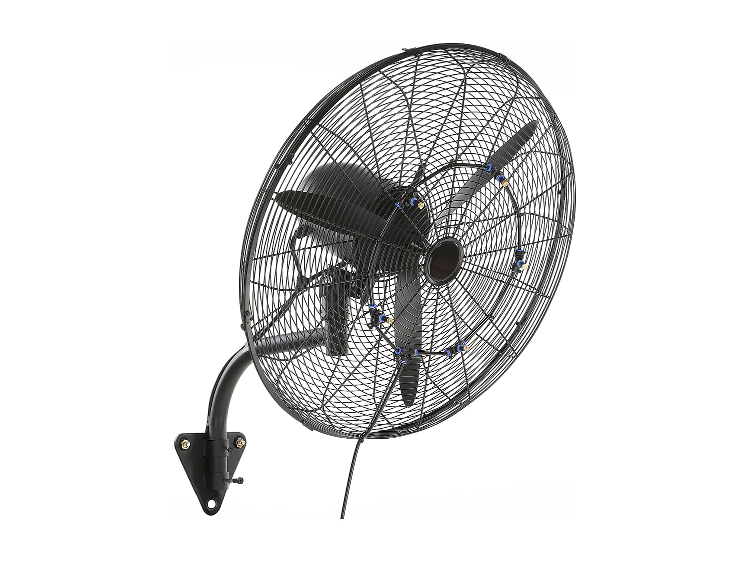 Ventilateur Brumisateur, SucceBuy Ventilateur à Brume Oscillante 60.96 CM 3 Vitesses 115 W en Métal
