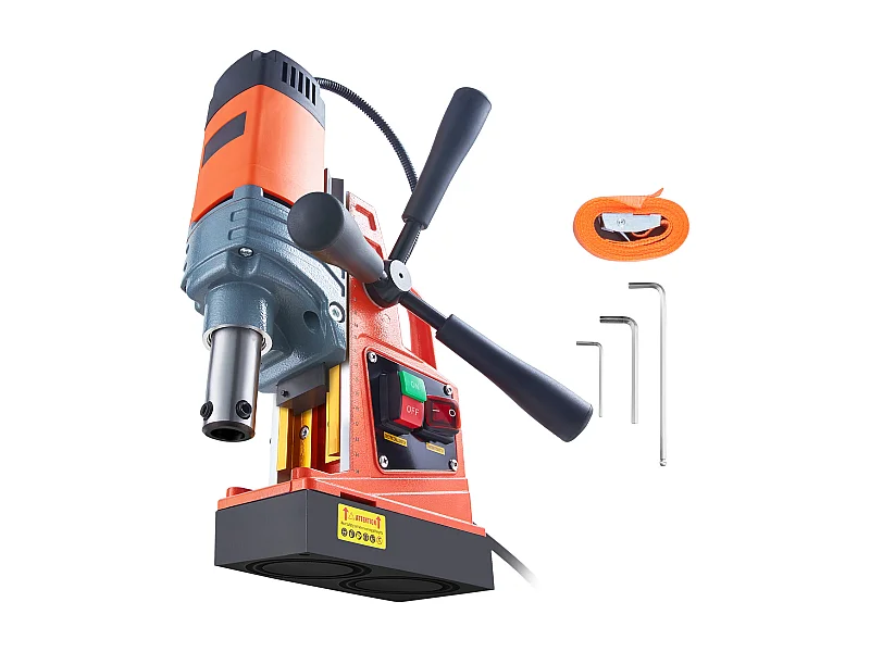 Trapano Magnetico SucceBuy 1300W, 2922lbf, 810RPM, Trapano a Colonna Magnetico Portatile