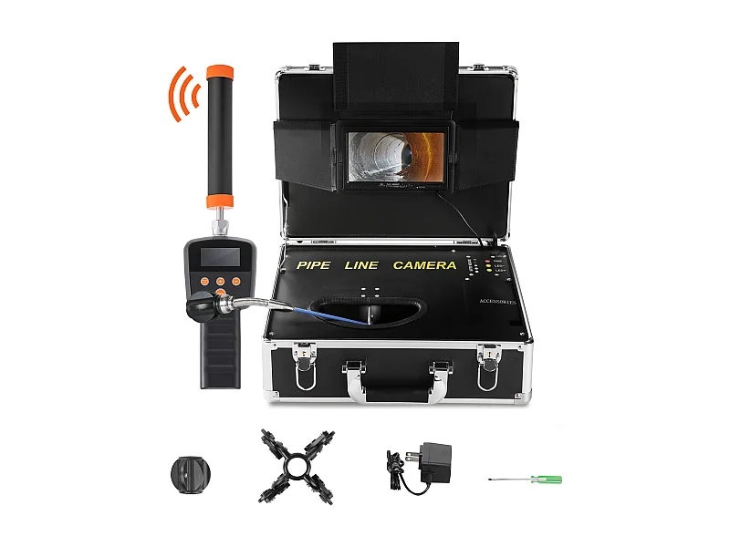 Cameretta per Fognature SucceBuy 1000TVL, Ispezione di Tubi di 3048CM, Schermo di 17.78CM, Localizzatore, 512 Hz