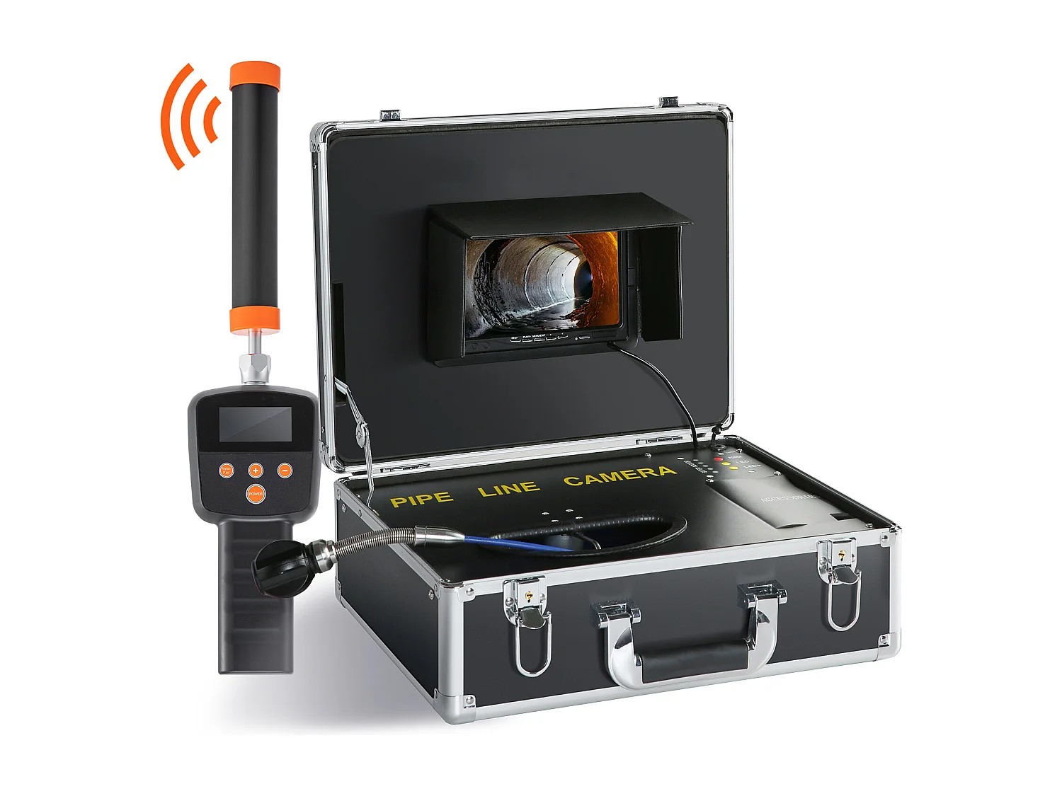 Caméra d'Égout SucceBuy 1000TVL, Inspection de Tuyaux de 3048CM, Écran 17.78CM, Localisateur, 512 Hz