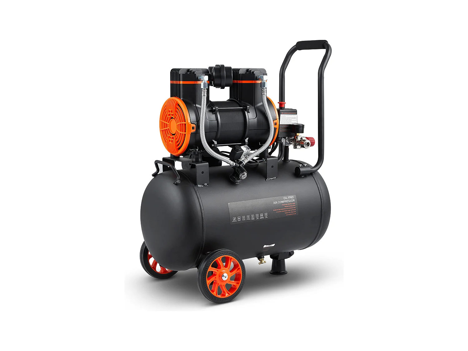 Compresseur D'air SucceBuy 9,3 Gallons 1800 W 5,12 CFM à 90 PSI 70 dB Ultra Silencieux Sans Huile