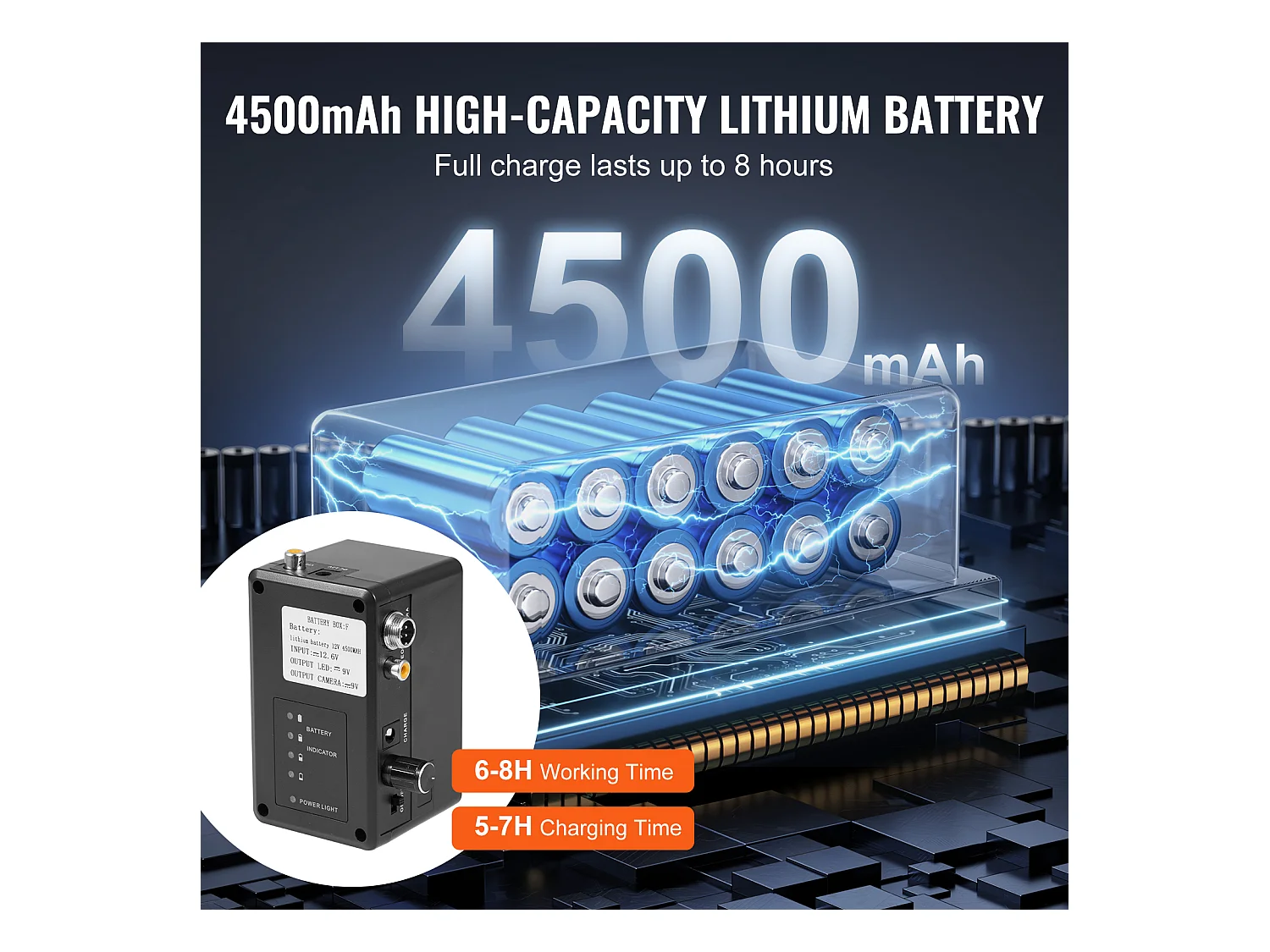 Caméra SucceBuy Caméra D'égout, 165 pi/50 m de long, Caméra de Drainage à Nivellement Automatique avec Écran de 9 po et Zoom 36X.