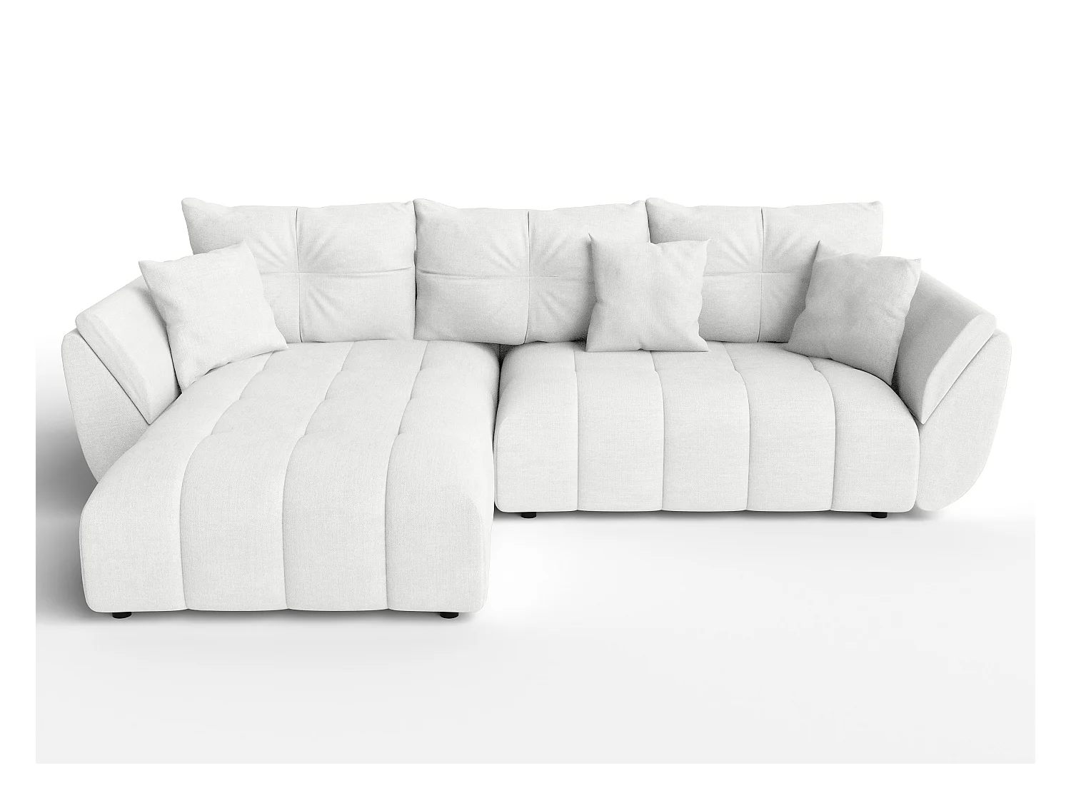 AX LIVING Canapé d angles convertible Verciani canapé méridien blanc