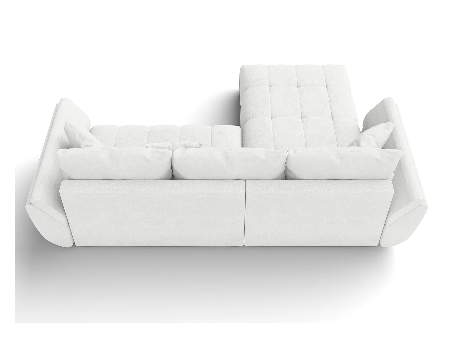 AX LIVING Canapé d angles convertible Verciani canapé méridien blanc