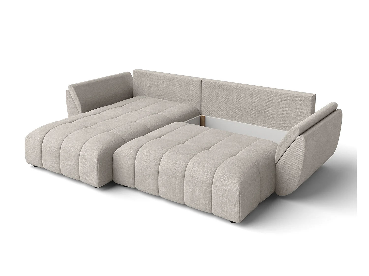 AX LIVING Canapé d angles convertible Verciani canapé méridien beige