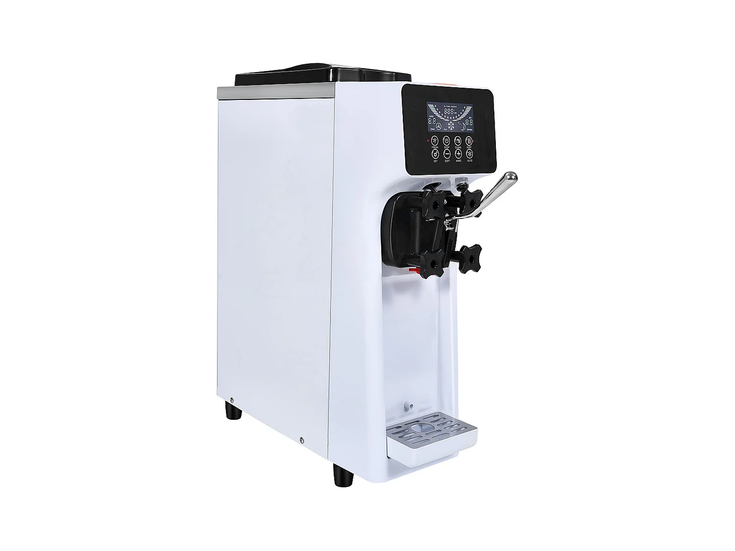 Sorbetière SucceBuy Machine à Crème Glacée Molle 10 L/H pour Comptoir