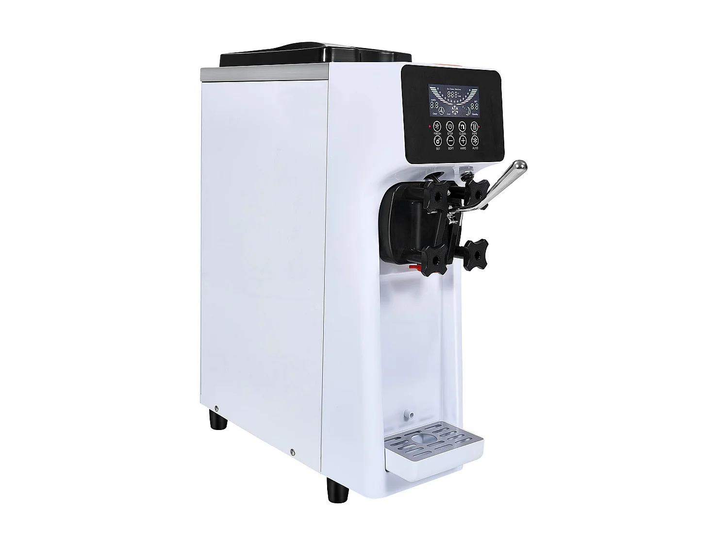 Sorbetière SucceBuy Machine à Crème Glacée Molle 10 L/H pour Comptoir