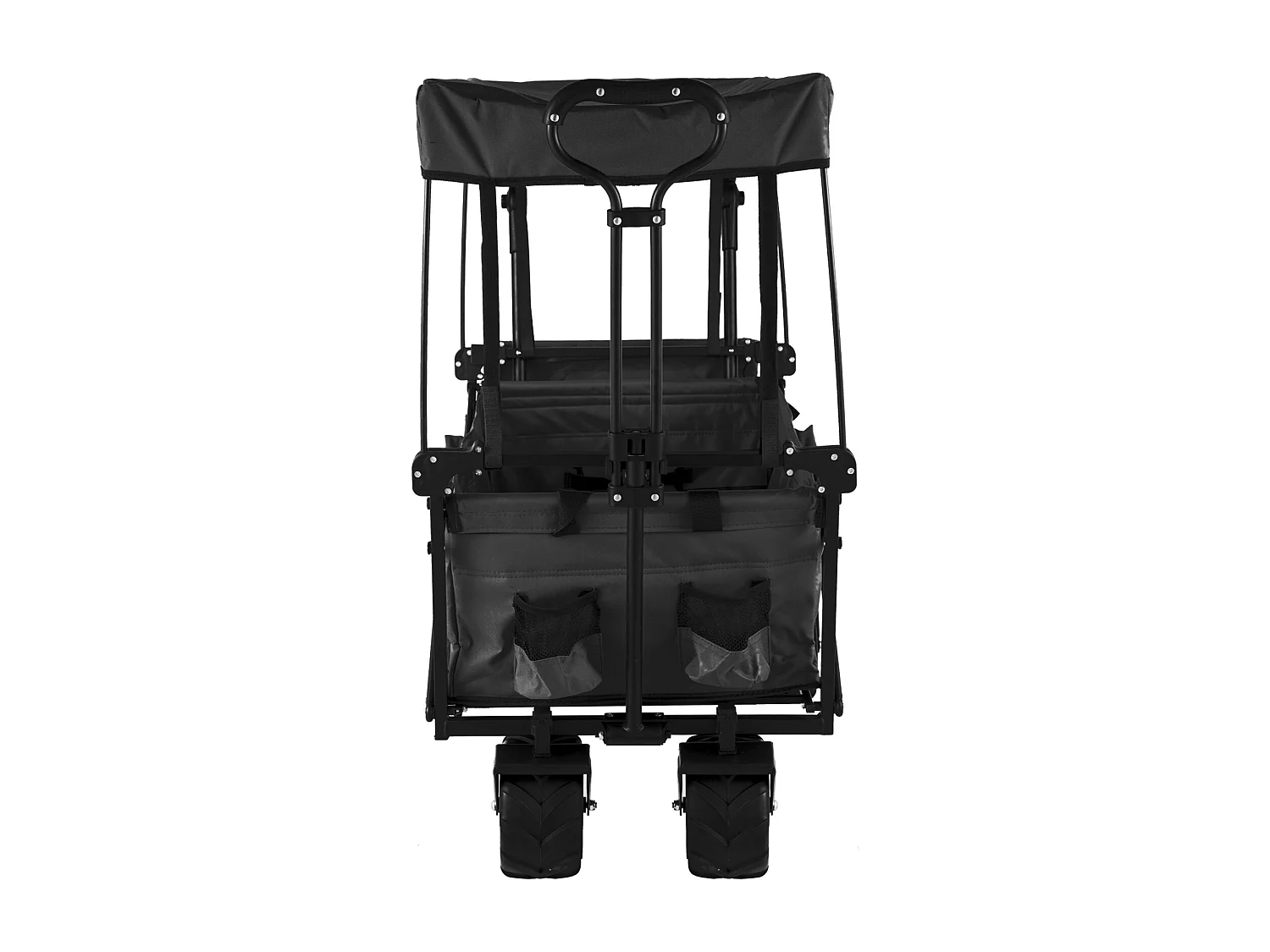 Chariot de Chariot Pliable Chariot de Jardin SucceBuy Pliable avec Utilitaire de Plage Ombragée