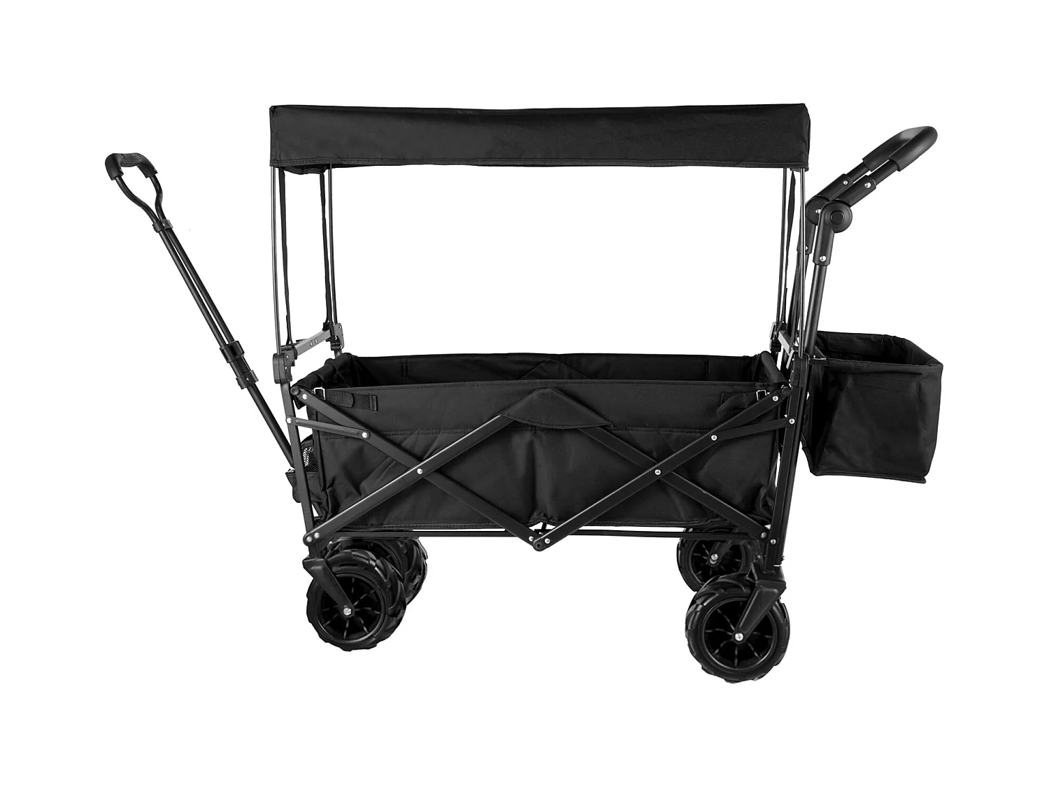Faltbarer Wagen SucceBuy, Zusammenklappbarer Gartenwagen Mit Schatten, Strand-Utility