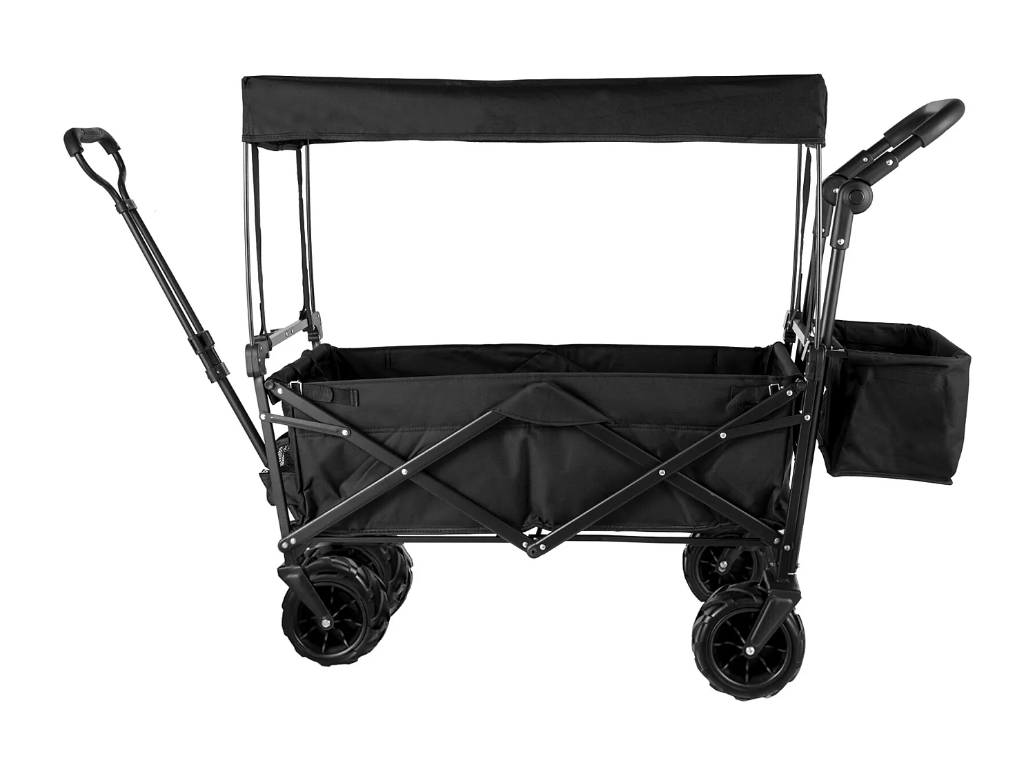 Faltbarer Wagen SucceBuy, Zusammenklappbarer Gartenwagen Mit Schatten, Strand-Utility