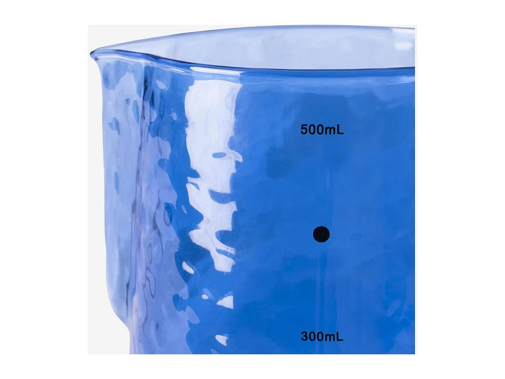 Habitat - Cafetière en verre - 550 ml - Bleu - Alena