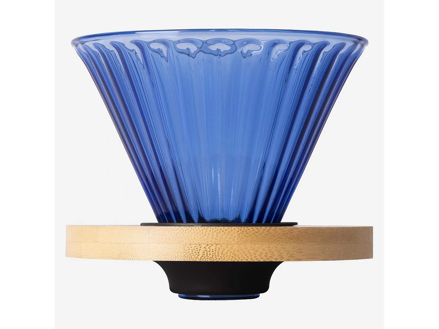 Habitat - Cafetière en verre - 550 ml - Bleu - Alena