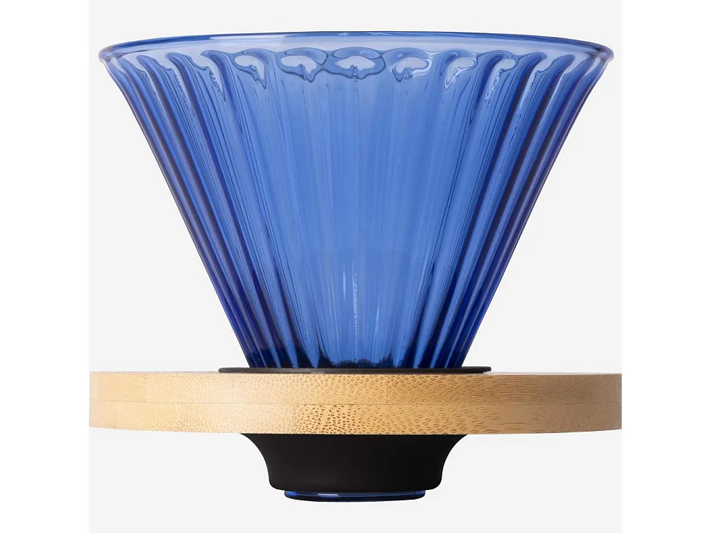 Habitat - Cafetière en verre - 550 ml - Bleu - Alena