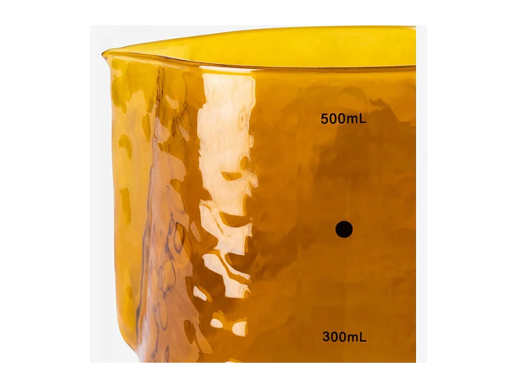 Habitat - Cafetière en verre - 550 ml - Ocre - Alena