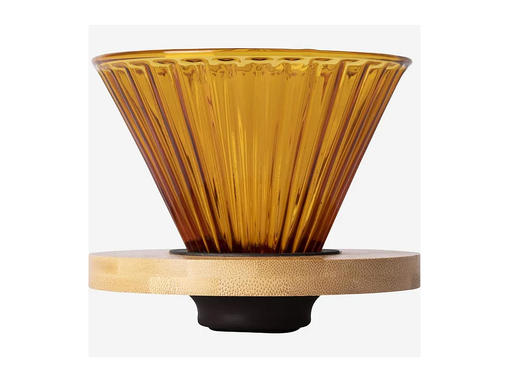 Habitat - Cafetière en verre - 550 ml - Ocre - Alena