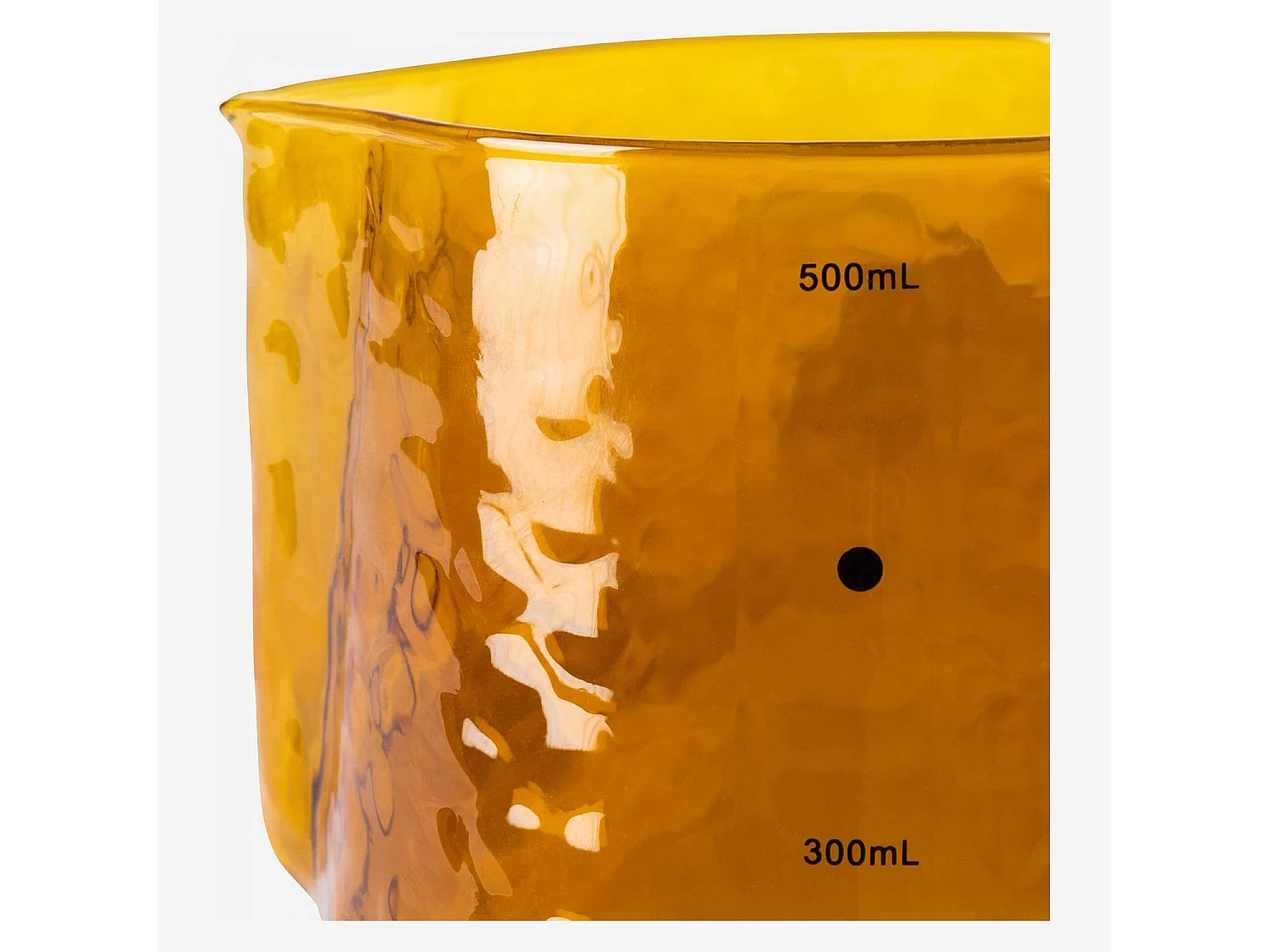 Habitat - Cafetière en verre - 550 ml - Ocre - Alena