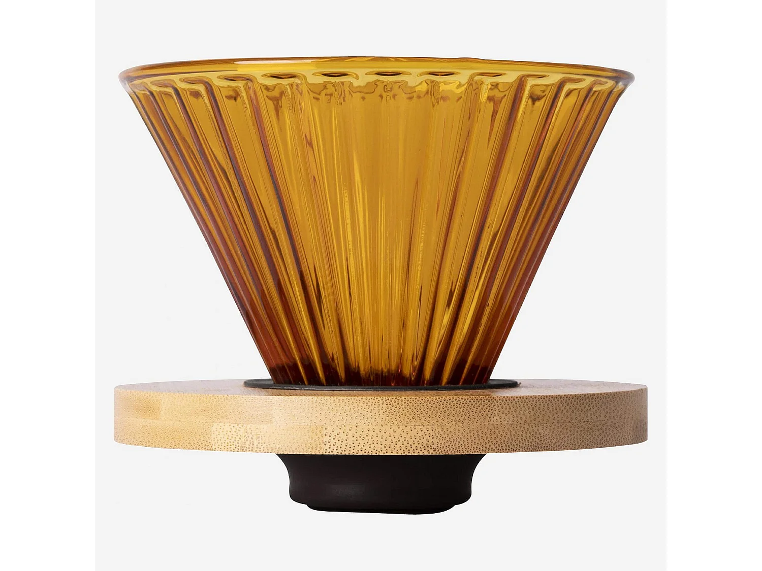 Habitat - Cafetière en verre - 550 ml - Ocre - Alena