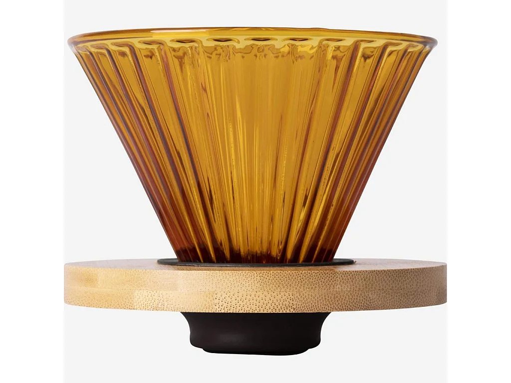 Habitat - Cafetière en verre - 550 ml - Ocre - Alena