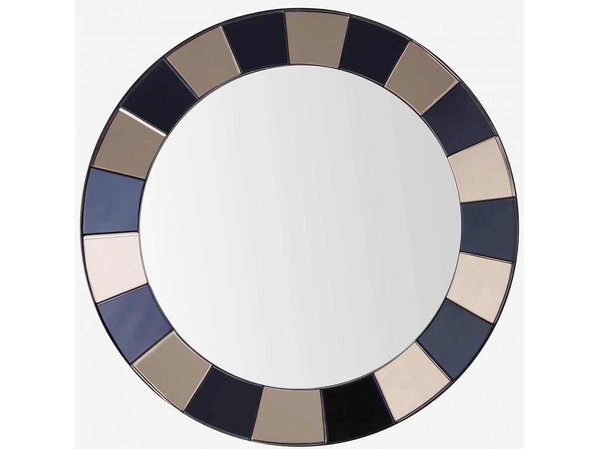 Habitat - Miroir rond en verre - 40 cm - Bicolore - Design by Habitat Design Studio - Ublo