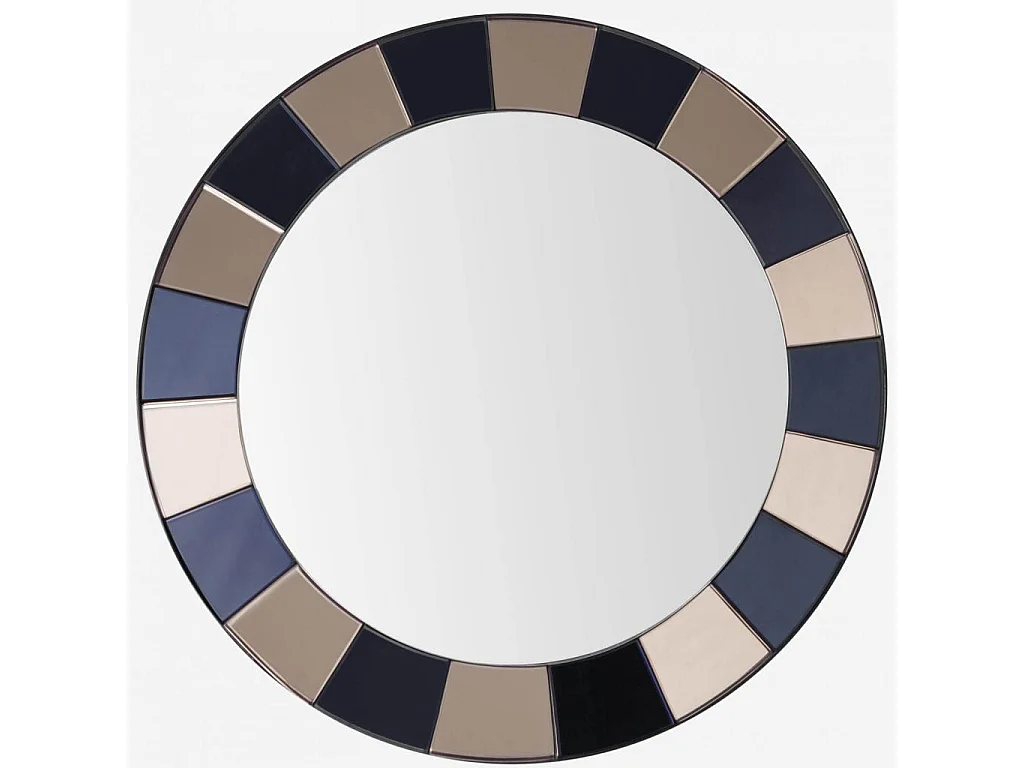 Habitat - Miroir rond en verre - 40 cm - Bicolore - Design by Habitat Design Studio - Ublo